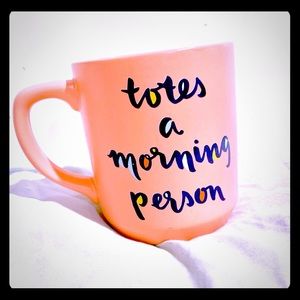 Cute Girly Coffee Mug /Tea Cup With quote